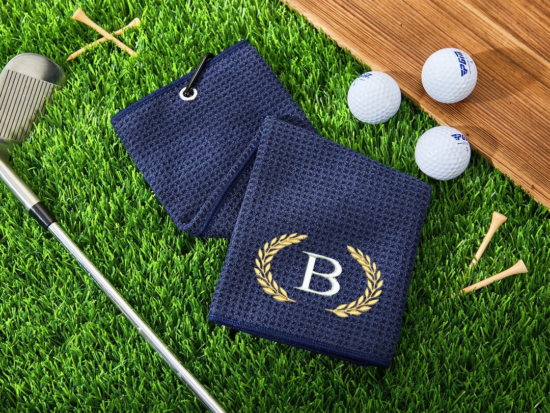 Personalized Golf Giftgolf Towel With Namemonogrammed Golf Etsy UK