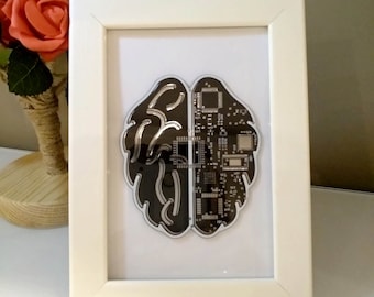 PCB Brain Frame decoration