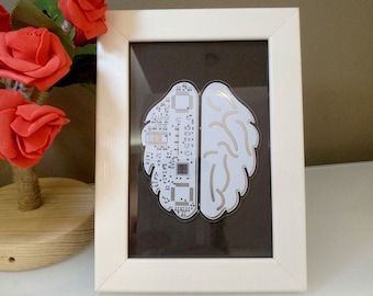 PCB Brain Frame decoration