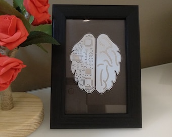 PCB Brain Frame decoration