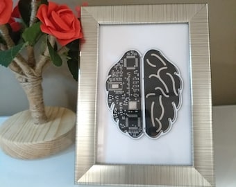 PCB Brain Frame decoration