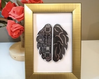 PCB Brain Frame decoration