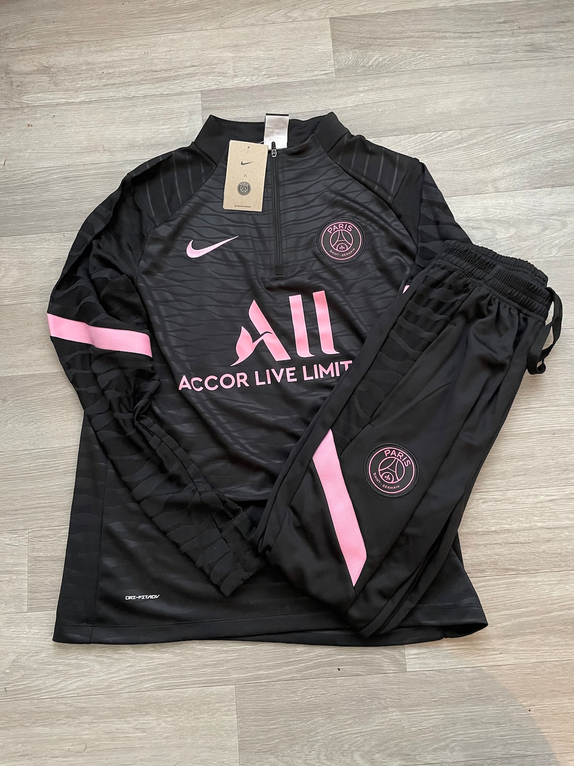 PSG Tracksuit Pink & Black Etsy UK