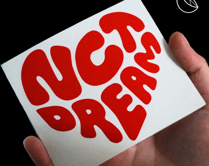 NCT Sticker, NCT Car Decal, NCT Laptop Sticker, Water Bottle Sticker, Vinyl Sticker, Car Decal, Window Decal For Car, Nct Dream, Vinyl Decal