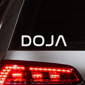 Doja Cat Nasa Sticker, Car Decal, Doja Cat Stickers, Car Sticker, Laptop Sticker, Doja Cat Gifts, Window Decal For Car, Vinyl Sticker