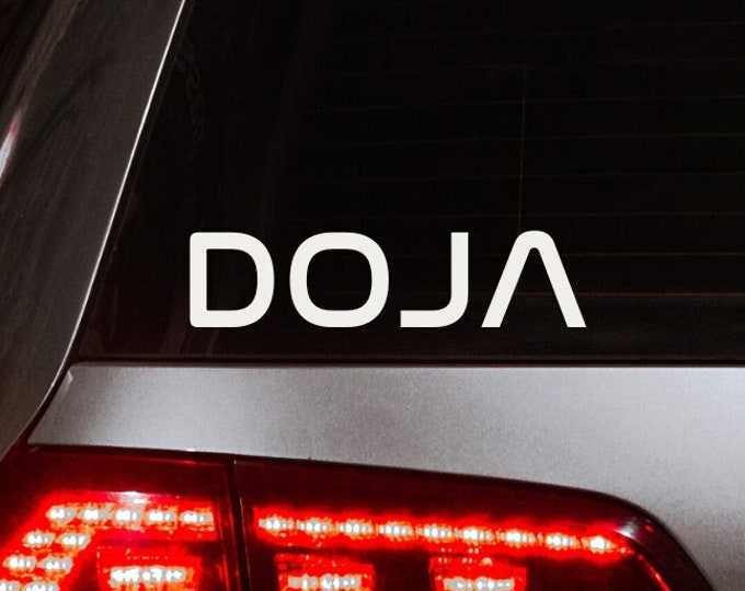Doja Cat Nasa Sticker, Car Decal, Doja Cat Stickers, Car Sticker, Laptop Sticker, Doja Cat Gifts, Window Decal For Car, Vinyl Sticker