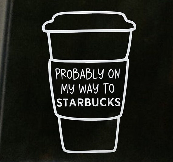 Starbucks car decal discount