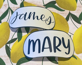 Personalized Vinyl Name Decals: Customized Elegance for Every Space! - Custom Name, Custom Decal, Vinyl Decal, Name Decal, Name Sticker
