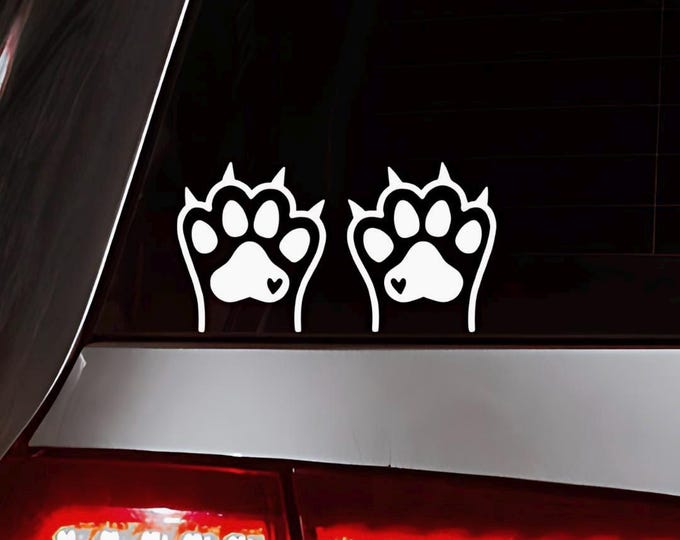 Cat Paw Vinyl Sticker | Multiple Sizes And Colors | Car Decal | High Quality Vinyl Sticker | Cat Lover Gift | Pet Owner Gift | Car Sticker