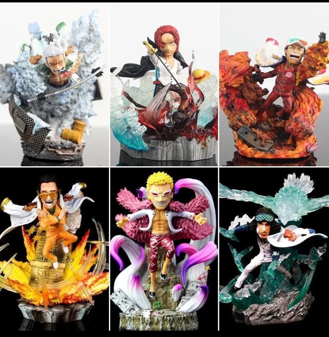 One Piece Devil Fruit GK Model Yami Yami no Mi Dolls Ace Flame