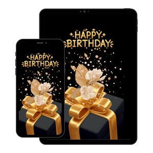 Digital Birthday Downloadable Birthday Card Happy Birthday card Birthday Card Electronic Birthday Card Birthday E-Card INSTANT DOWNLOAD