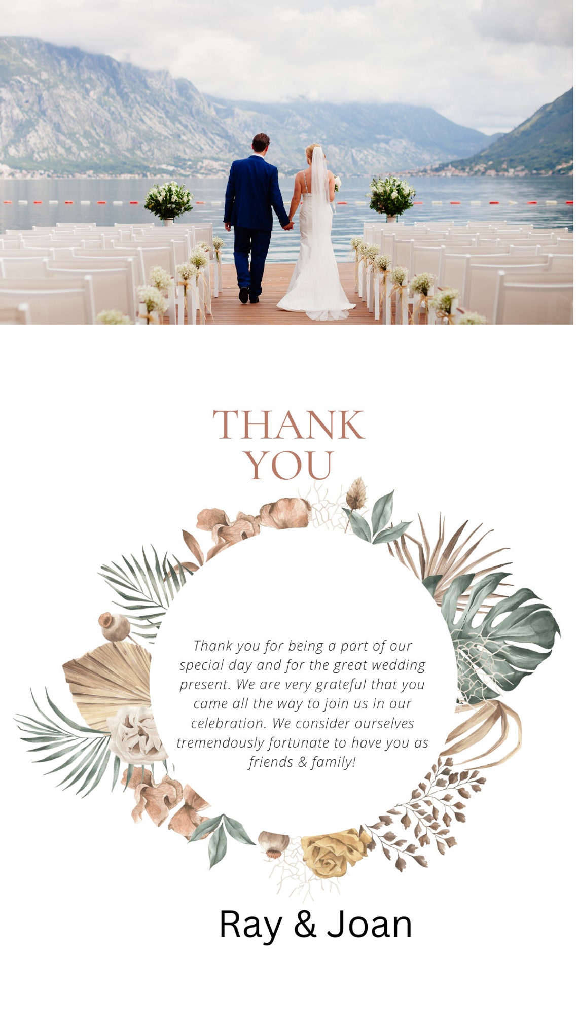 Electronic Thank You Card Digital Thank You Text Message Etsy