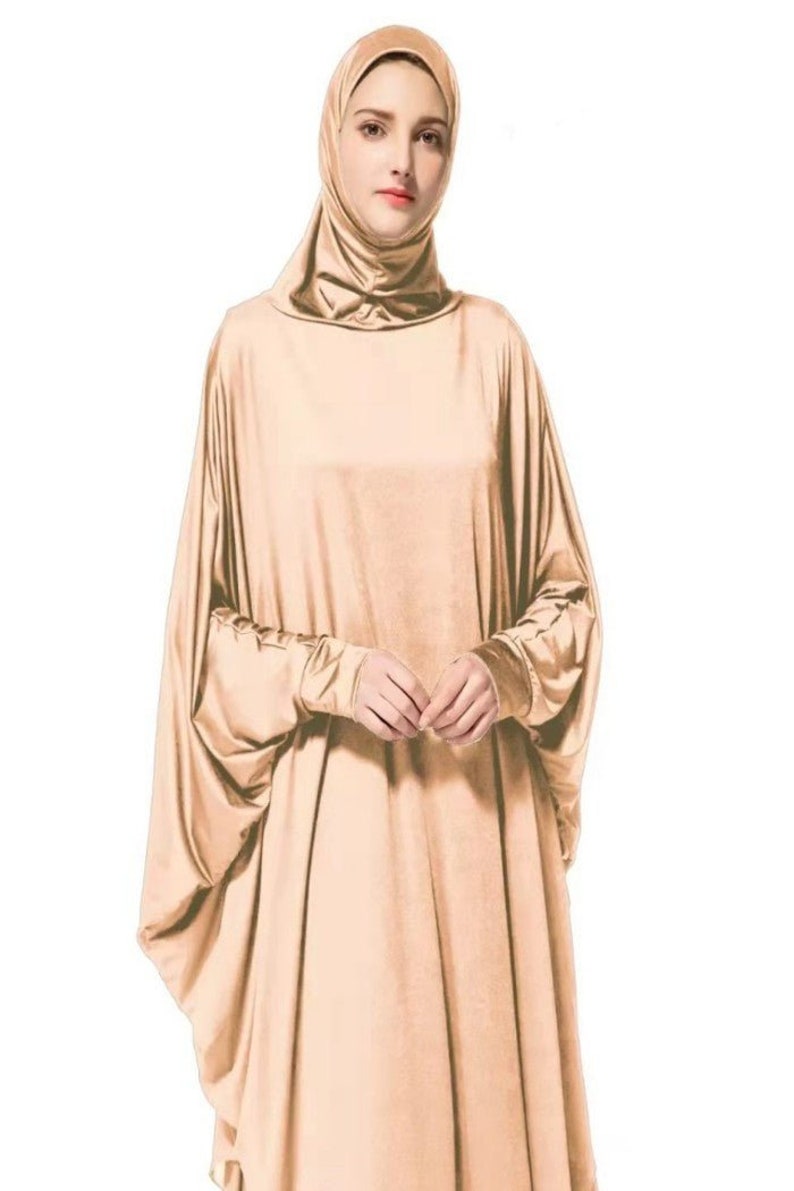 Prayer Jilbab With Sleeves one piece image 5