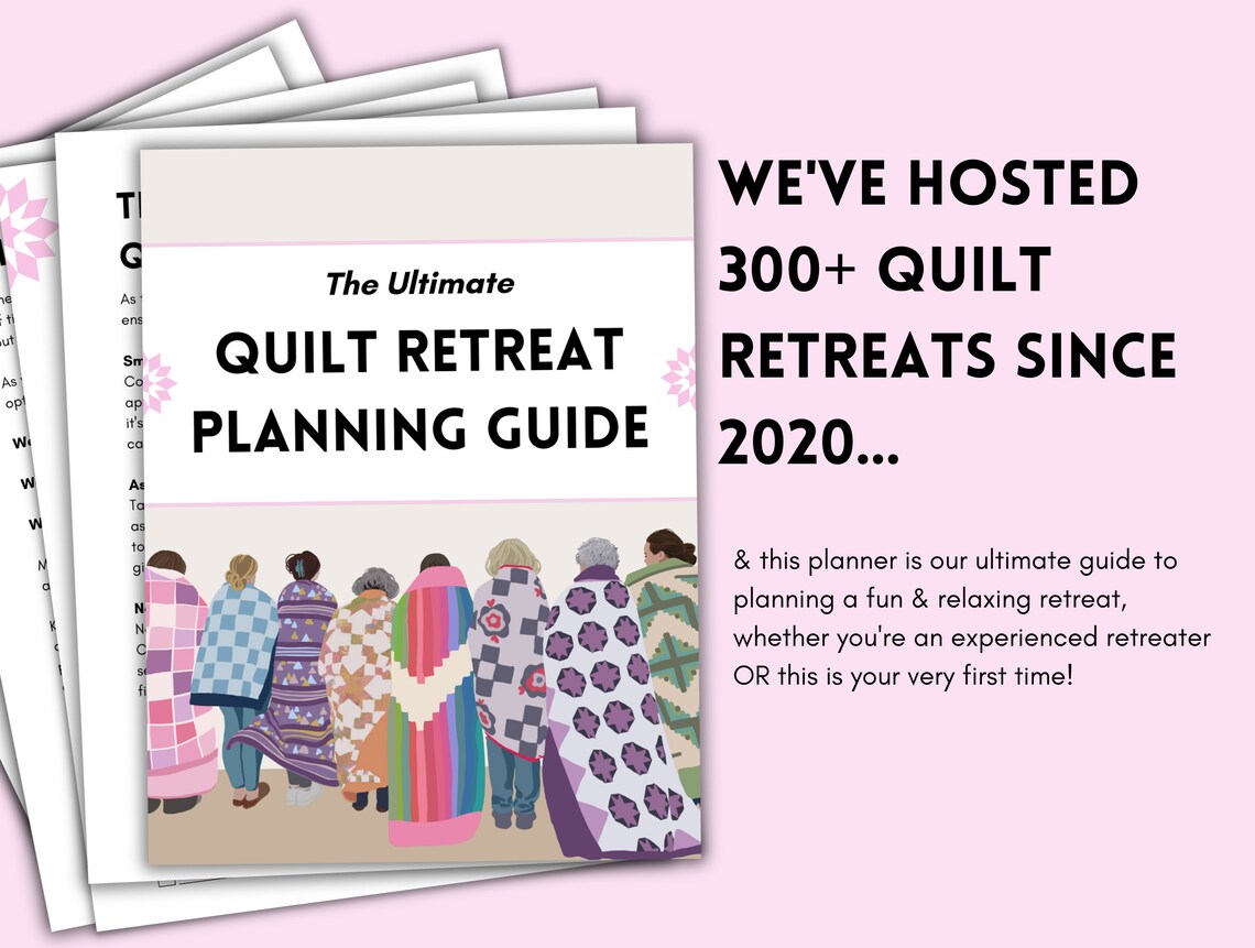 Quilt Retreat Planning Guide Printable Quilting Travel Organizer
