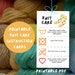 Crochet Care Card, Printable Care Instructions, Yarn Washing ...