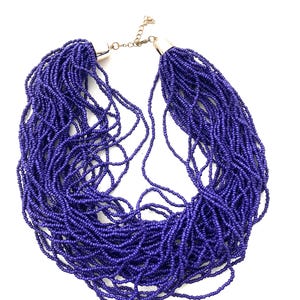 Vintage Purple Multi- Layered Necklace