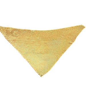 vintage Netzlatz, Metalllätzchen, Metallhalsband, Goldhalsband,