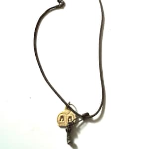 Vintage Juicy Couture Safety Pin Necklace