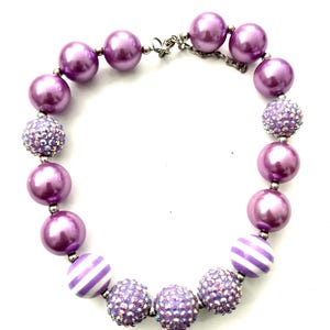 Vintage Acrylic Bubblegum Chunky Necklace