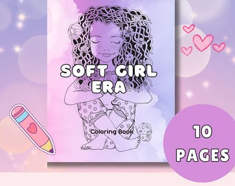 Soft Girl Coloring Pages: Cozy Portrait Designs (PDF Download)