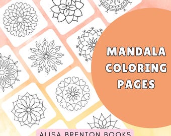 Mandala Coloring Pages: 10 Simple Designs (PDF Download)