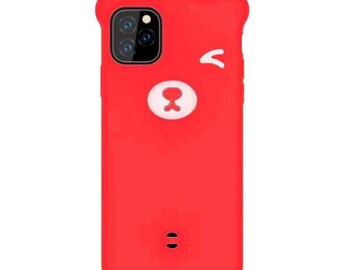 Iphone 11 Pro Max 3D Cartoon Bear Soft Silicone Cases