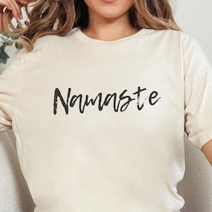 Namaste Unisex Yoga Tee: Spiritual Meditation Top for Mindfulness, Comfort & Casual Wear