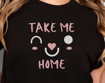 Cute "Take Me Home" Unisex Short Sleeve Tee - Perfect for Casual Outings, Gifts, Travel, Summer Vibes