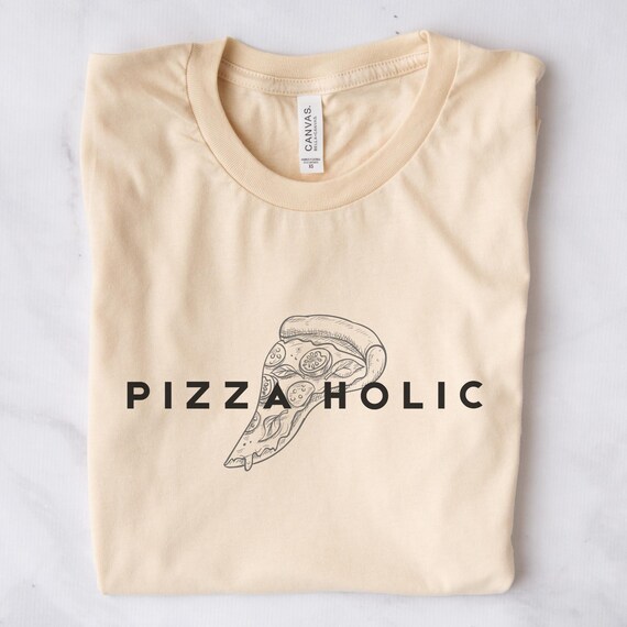 Pizza Holic Unisex T-shirt: Cute Foodie Gift, Casual Apparel for 