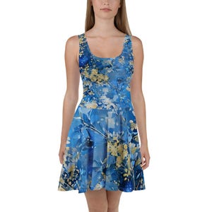 cobalt blue and gold dress Jasper Cobalt Blue & Gold Foil Wrap Asymmetric Dress  Get That Trend