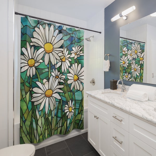 Daisy Bathroom Decor Etsy