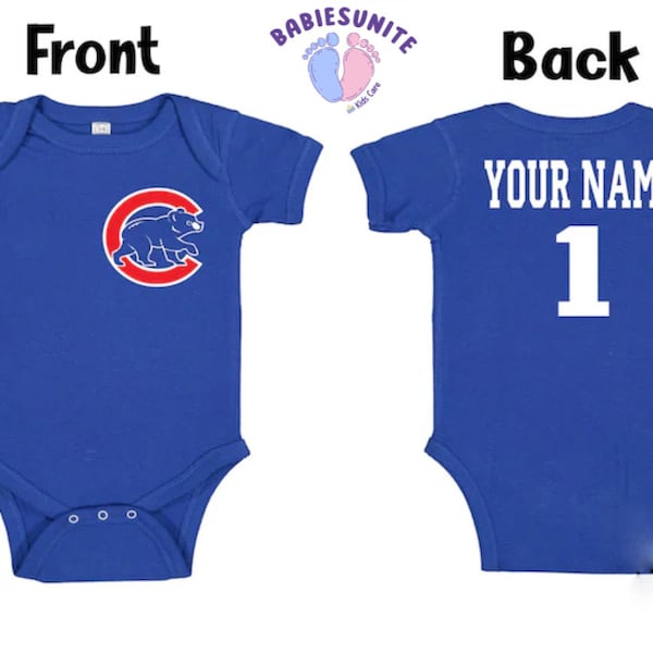 Chicago Cubs Baby Etsy