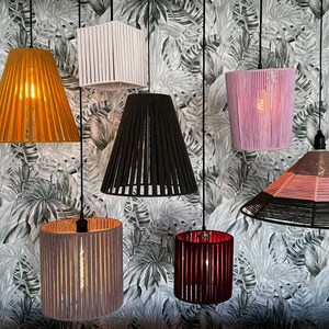 Individual, lamp design, Lisa lamp, handmade made in Germany, beautiful lighting, color selection, boho lamps
