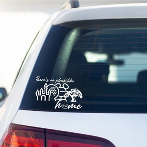 No Place Like Home Magical Vacation Club Car Decal, Vacation Club Bumper Sticker, Waterproof Decal, Water bottle Decal