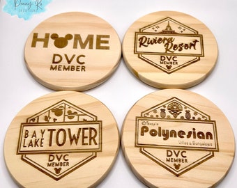 Magical Vacation Club Coaster - Customize with your home resort