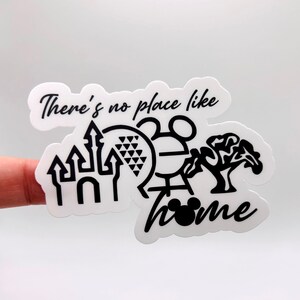 Magical Parks Home Sticker White Background - Parks Sticker, Waterproof Sticker, Decal