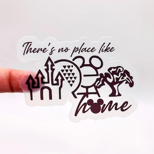 Magical Parks Home Sticker Clear Background - Waterproof Sticker, Magical Decal