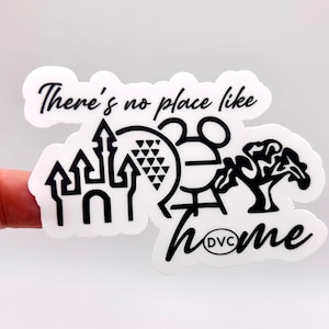 Magical Vacation Club Member Home Sticker White Background - vacation club Sticker, Waterproof Sticker, vacation club decal