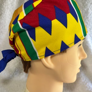 Kente Cloth Theatre Scrub Hat