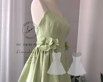 Berry's Limishee PDF Sewing Pattern-Instant Download A4-Eu 34-52/Us 4-22/ Uk 6-24
