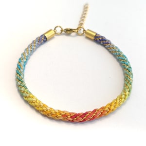 Handwoven Bracelet Waterproof waxed string bracelet, Adjustable Surfer Beaech bracelets, Gift for her or him,Dainty Everyday Jewelry