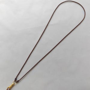 Anpassat vaxrep flätat halsband DIY smyckestillbehör