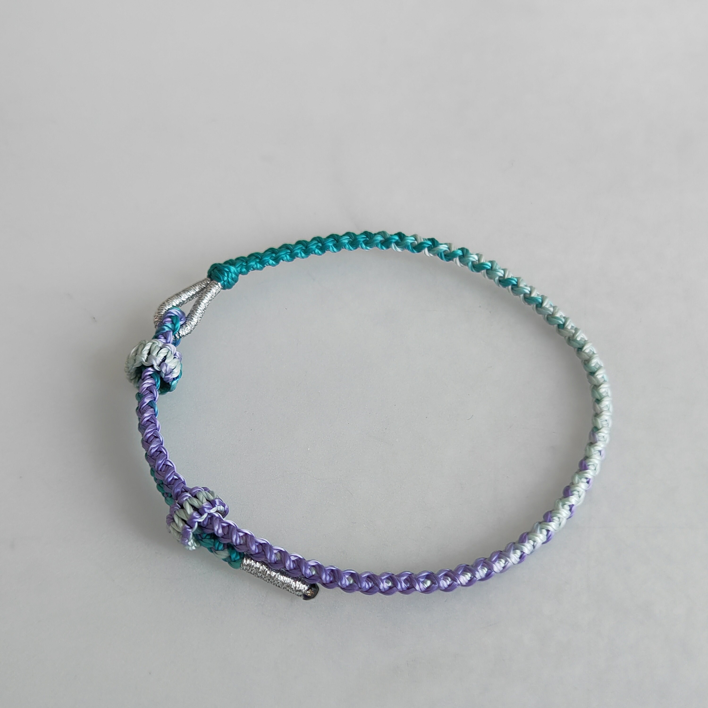 String Rope Bracelets Woven Thin Rainbow String Bracelets Buddhist Tibetan Bracelet Braided ...