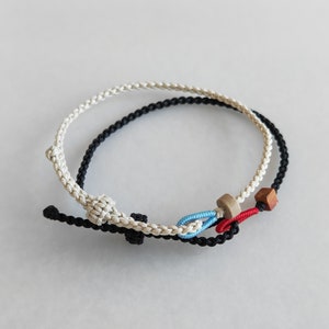 Picasso jasper Braided bracelet natural stone for women bead Woven Bracelets Minimalist Bracelet, Natural Stone Bracelet, Dainty Bracelet