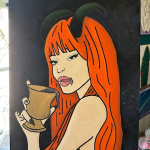 Devil Girl Painting