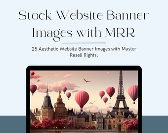 Banco de imagens de banner de sites com PLR/MRR, imagens de estoque, imagens de sites, direitos de revenda mestre