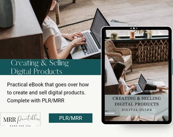 Criação e venda de e-book de produtos digitais com PLR/MRR, lead magnet com direitos de revenda mestre