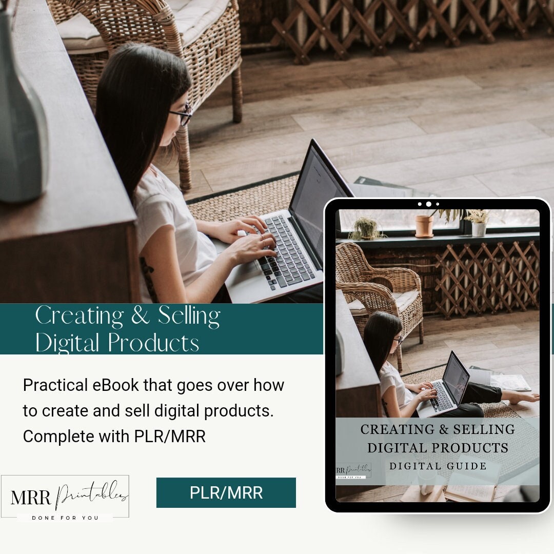 Creating & Selling Digital Products Ebook With PLR/MRR, Lead Magnet ...