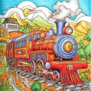 Train III Digital Print | Instant Download | Unlimited Prints