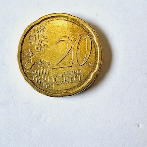 Rare euro coin 2002 Italy 20 cents
